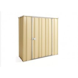 Spanbilt Yardsaver Yardstore Slimline F52-S Colour 1.76m x 0.72m x 1.80m Flat Roof Garden Shed Small Garden Sheds